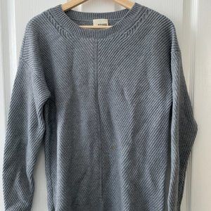 Aritzia Wilfred Free Knit Top Grey Medium